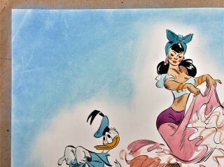 Disney ' s The Three Caballeros 1944 Fred Moore Production / Promo Art 4