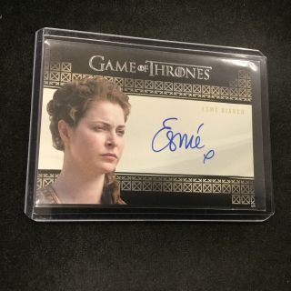 Esme Bianco As Ros 2019 Rittenhouse Game Of Thrones Inflexions Autograph Auto