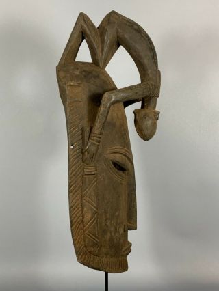 180920 - Tribal African Dogon Mask with man - Mali 2