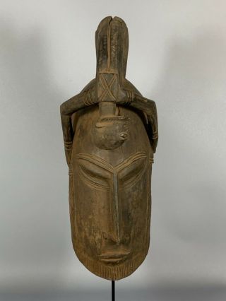 180920 - Tribal African Dogon Mask with man - Mali 3