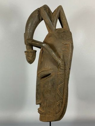 180920 - Tribal African Dogon Mask with man - Mali 4