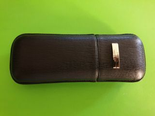 S.  T.  Dupont Leather 2 Cigars Case.  Without A Box.