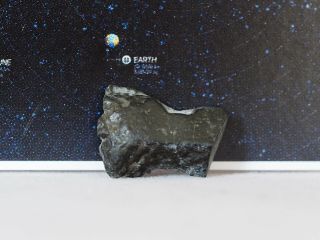 NWA 12333 meteorite - R5 (rumurutite) chondrite - 0.  91g endcut 2