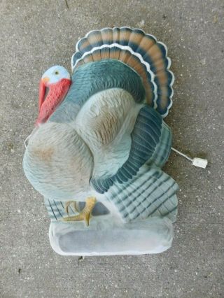 Vintage Don Featherstone Union Blow Mold Thanksgiving Turkey