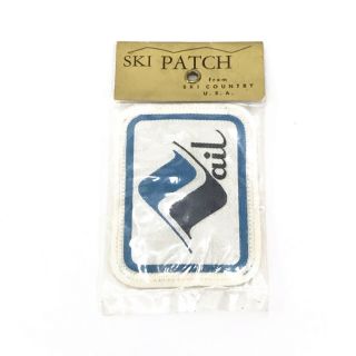 Vintage Ski Patch Vail Colorado Old Stock Nos Snow Skiing Badge