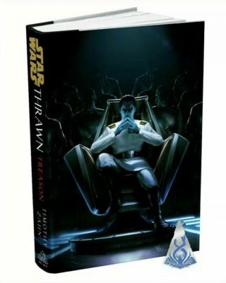 2019 Sdcc Star Wars: Thrawn Treason Hardcover Signed By Timothy Zahn & Pin