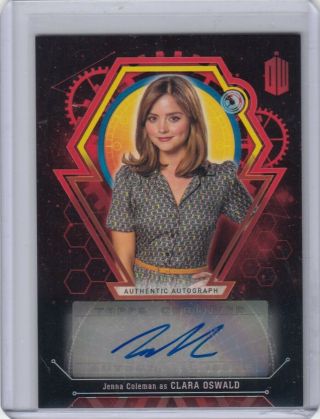 Doctor Who Extraterrestrial Encounters - Jenna Coleman (clara) Autograph Red 2/5