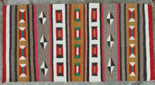 Fine Vintage Navajo Rug With " Foutz Indian Room " Label,