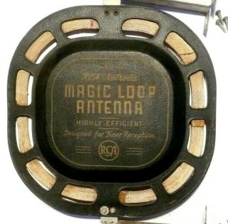Vintage Rca V - 205 Console: Internal Magic Loop Antenna For Better Reception
