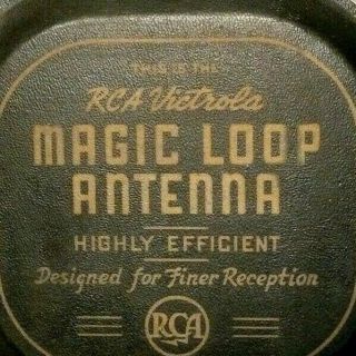 vIntage RCA V - 205 CONSOLE: Internal MAGIC LOOP ANTENNA for better reception 2
