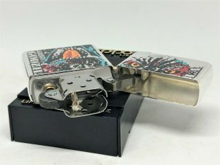 Rare ZIPPO 1997 Limited Edition GODZILLA Dynamic Model Lighter w Case 7