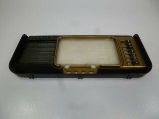 Vintage Zenith Trans - Oceanic Shortwave Radio Parts Plastic Front Cover H500