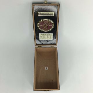 Cusano Double Connecticut Wood Cigar Box Flip Top Lid Aged 18 Years Churchill 3
