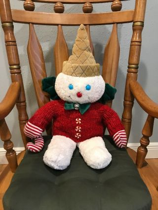 2005 Mr.  Bingle 24” Plush Ornament Christmas Orleans Snowman