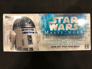 2017 Topps Star Wars Masterwork Factory Hobby Only Box