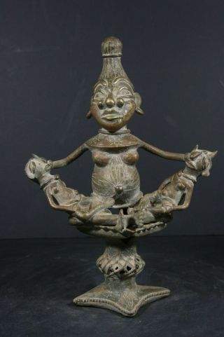 African Bronze Maternity Figure - Tikar,  Cameroon,  African Art Primitif