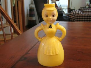 Vintage Merry Maid Laundry Sprinkler Yellow