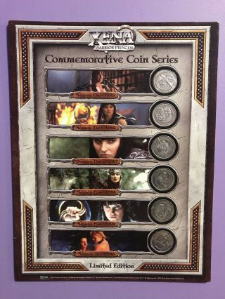 Complete Xena Warrior Princess Commemorative Coin Series With Holder