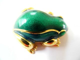 Estee Lauder Green Frog Toad Solid Perfume Compact Full