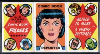 1966 Topps Comic Book Foldees - Lois Lane 39 Superman Dc