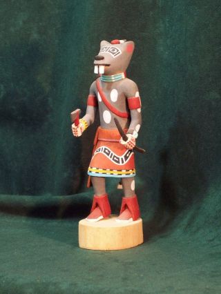 Hopi Kachina Doll - The Warrior Mouse -