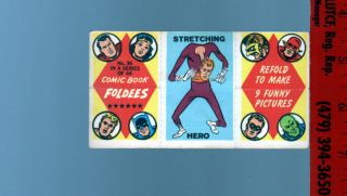 1966 Topps Comic Book Foldees - Elongated Man 36 Superman Dc Jimmy Olsen