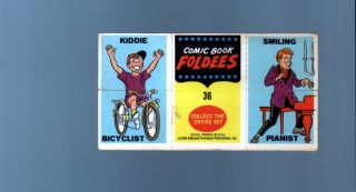 1966 Topps COMIC BOOK FOLDEES - ELONGATED MAN 36 Superman DC Jimmy Olsen 2