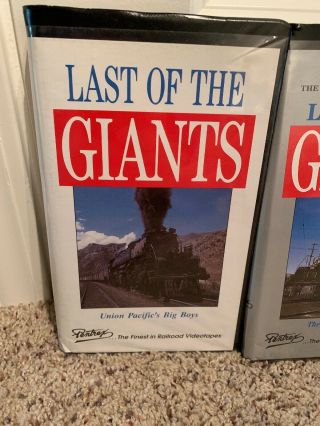 Last of the Giants Volume 1 2 & 3 Union Pacific ' s Big Boys Railroad VHS,  Bonus 2