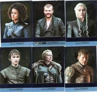 Game Of Thrones Inflexions - Complete Set Of All 12 Mirror Relationship Cards