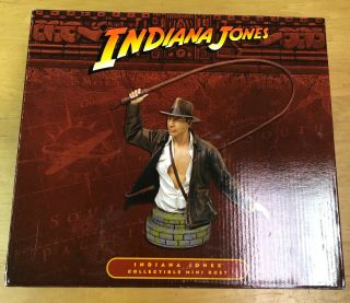 Gentle Giant Indiana Jones Mini Bust /harrison Ford/raiders Of Lost Ark