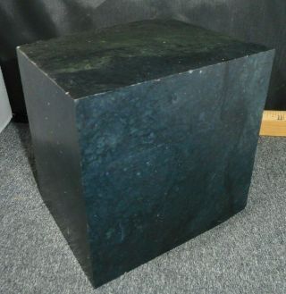 Washington State Seamless Mysterious Twilight Jade Cube,  Almost 17 Pounds
