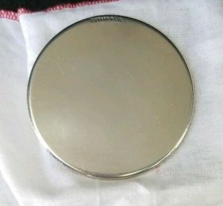 Vintage Tiffany & Co.  Round Silver Pocket Mirror