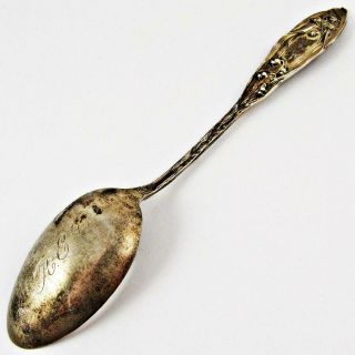 ANTIQUE 1000 ISLAND PARK,  NY WATSON LILY OF THE VALLEY STERLING SILVER SPOON 5