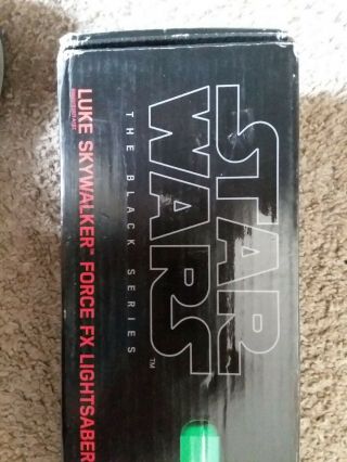 Hasbro Star Wars Black Series Lightsaber Force Fx Luke Skywalker