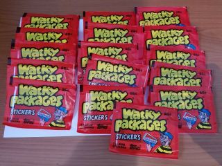 (17) Wacky Packages Packs