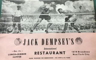 Vintage Jack Dempsey 