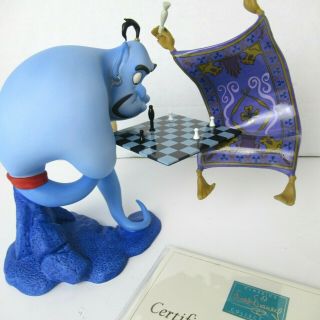 WDCC Disney Classics Genie I ' m Losting to a Rug Limited Edition Figurine 2