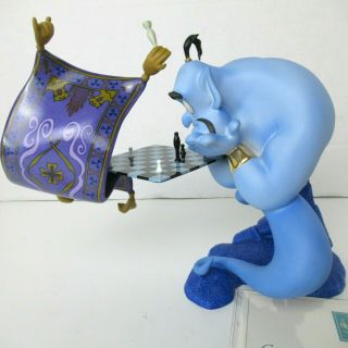 WDCC Disney Classics Genie I ' m Losting to a Rug Limited Edition Figurine 3