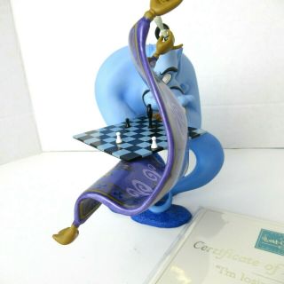WDCC Disney Classics Genie I ' m Losting to a Rug Limited Edition Figurine 4