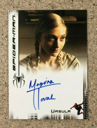 Spider - Man 2 3 Mageina Tovah As Ursula Autograph Auto The Movie Card
