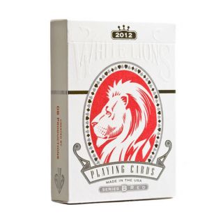 White Lions Series B (red) Deck By David Blaine