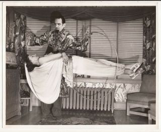 8 X 10 Photo Of Jack Gwynne Performing A Levitation