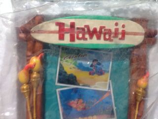 Hawaii Exclusive Disney Store Lilo & Stitch Hawaii Picture Frame Aloha Retired 4