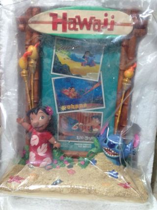 Hawaii Exclusive Disney Store Lilo & Stitch Hawaii Picture Frame Aloha Retired 5