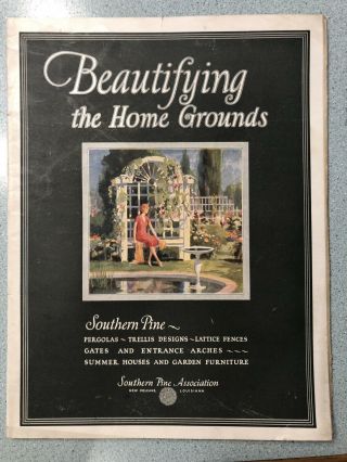Beautifying The Home Grounds Southern Pine Association Brochure Orleans