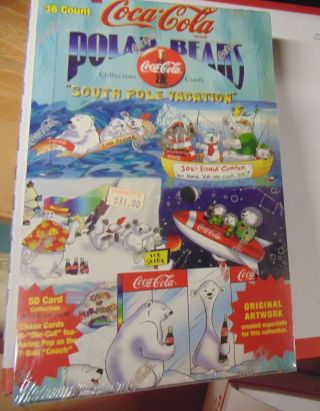 Collect A Card Coca Cola Polar Bears Trading Cards Shrink Wrapped