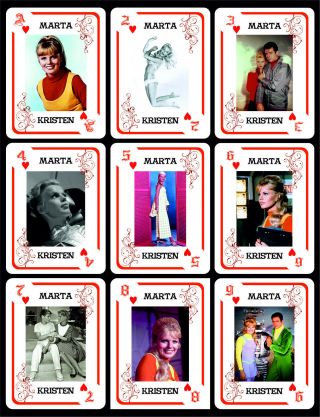 Marta Kristen 1 Box With 54 Poker Playing Cards - Argentina - Nib
