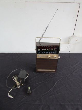 Vintage Lafayette Guardian 5000 Solid State Radio With Converter Am Fm Sw Pb