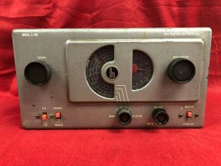 Vintage Hallicrafters Shortwave Cw Radio Model S - 38c Communications Receiver