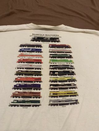Norfolk Southern 30th Anniversary Heritage Locomotives Shirt